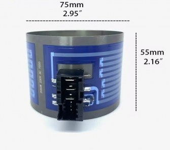 Нагревательный элемент Bosch 12019637 75*55 мм 2080 Вт с термодатчиком 16RL03BO