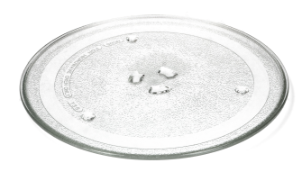 Стеклянная тарелка для СВЧ Samsung DE74-00027A диаметром 255 мм с креплением под куплер.